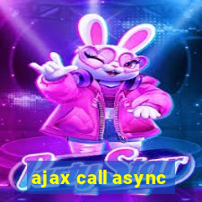 ajax call async